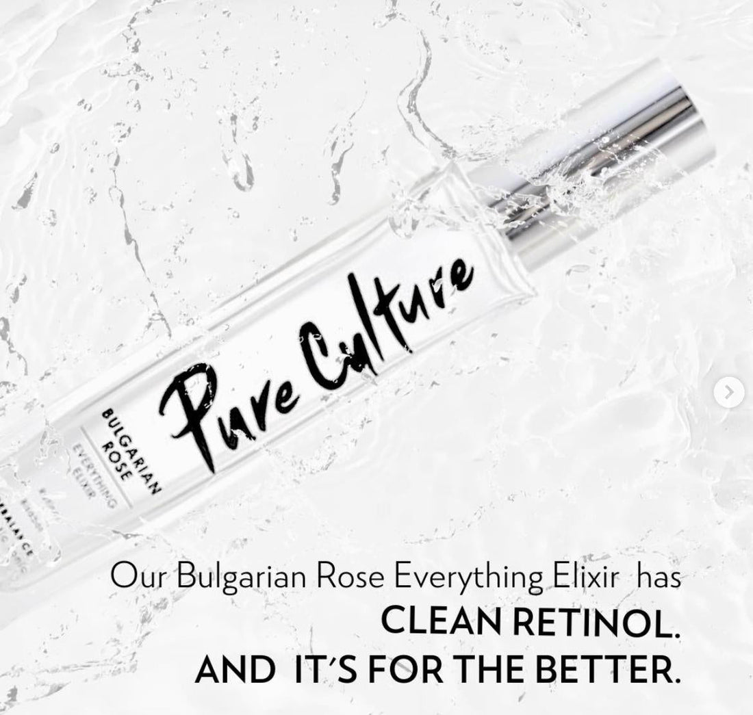 Pure Culture Bulgarian Rose Everything Elixir | Clean Retinol Toner Anti-aging | Collagen | For Dry Skin