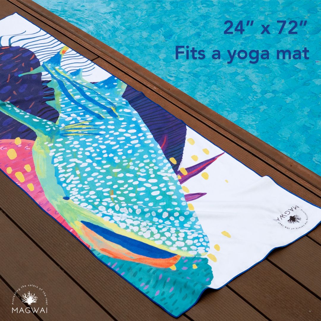 MAGWAI Quick-Drying Beach Towel - Butanding