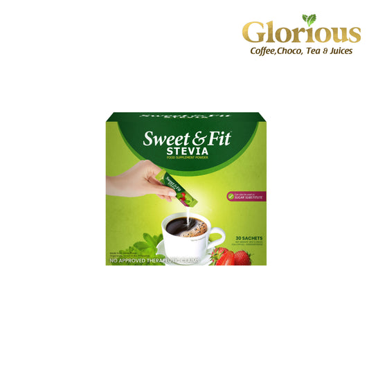 Glorious Sweet & Fit Stevia x 30’s