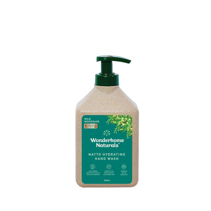 Natto Hydrating Hand Wash 450 mL Wild Woodsage