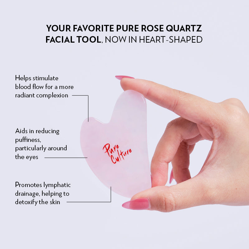 Pure Culture Rose Quartz Phoenix Gua Sha  | Face Lifting